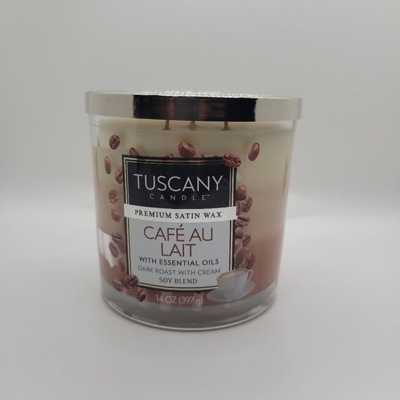 Tuscany Cafe Au Lait Candle - Picture 1 of 3